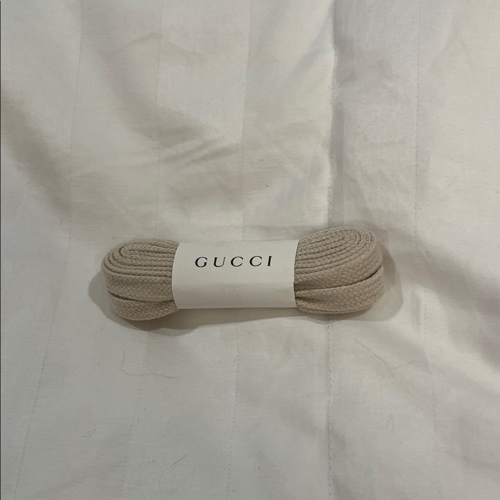 Gucci beige Shoelaces